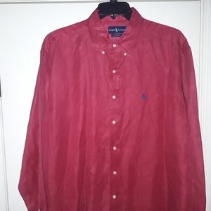 Ralph Lauren Blake 53% silk/47% linen Long Sleeve